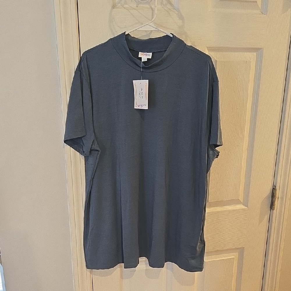 LulaRoe Ruth Blue T-Shirt 2xl
